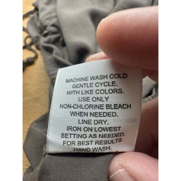 St. John’s Bay Embroidered Boho Peasant Blouse Women’s Large W/ Tassels Brown - Picture 10 of 10